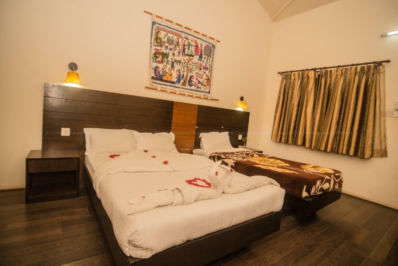 Chitwan Adventure Resort Sauraha Exterior photo